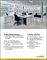 ILLUMRA - Small Office Wireless Occupancy Based Zone Lighting Flyer